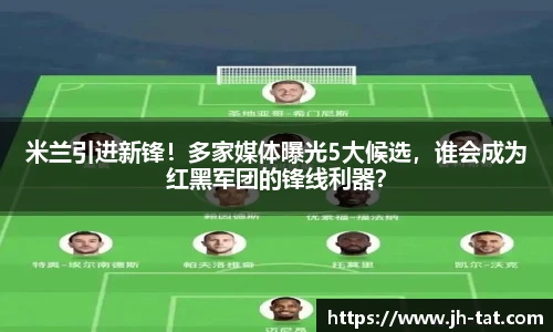 米兰引进新锋！多家媒体曝光5大候选，谁会成为红黑军团的锋线利器？